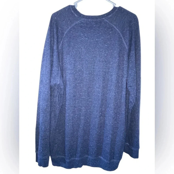Peter Millar Jaspe Crewneck Pullover Sweater Men’s Size XL Heather Blue Sporty - Picture 2 of 8
